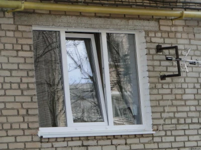 Недорогие окна в деревенском доме